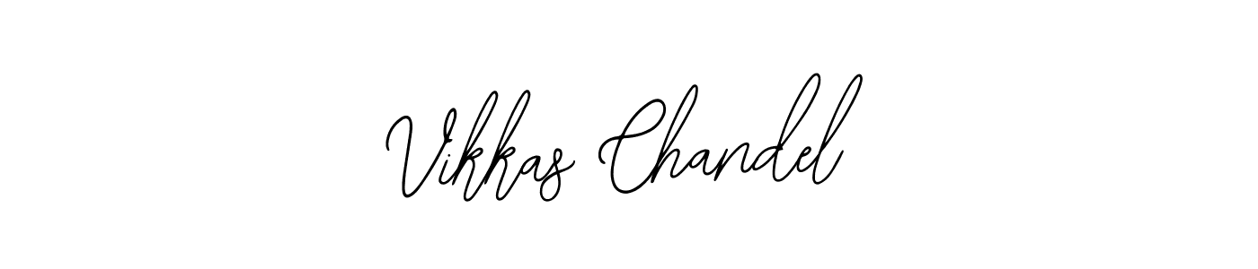 Design your own signature with our free online signature maker. With this signature software, you can create a handwritten (Bearetta-2O07w) signature for name Vikkas Chandel. Vikkas Chandel signature style 12 images and pictures png