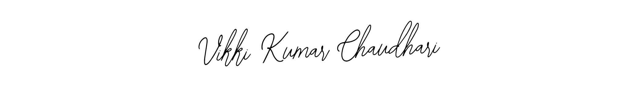 Use a signature maker to create a handwritten signature online. With this signature software, you can design (Bearetta-2O07w) your own signature for name Vikki Kumar Chaudhari. Vikki Kumar Chaudhari signature style 12 images and pictures png