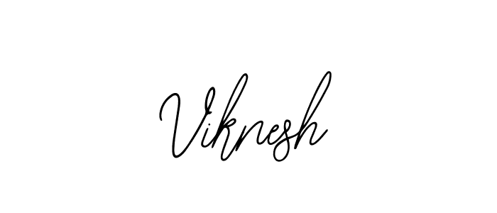 Design your own signature with our free online signature maker. With this signature software, you can create a handwritten (Bearetta-2O07w) signature for name Viknesh. Viknesh signature style 12 images and pictures png