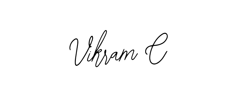 Also we have Vikram C name is the best signature style. Create professional handwritten signature collection using Bearetta-2O07w autograph style. Vikram C signature style 12 images and pictures png