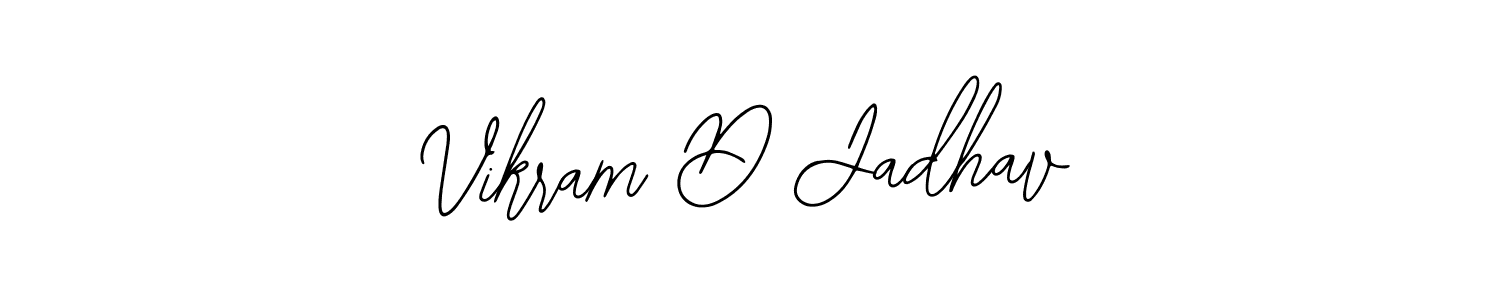 How to make Vikram D Jadhav signature? Bearetta-2O07w is a professional autograph style. Create handwritten signature for Vikram D Jadhav name. Vikram D Jadhav signature style 12 images and pictures png