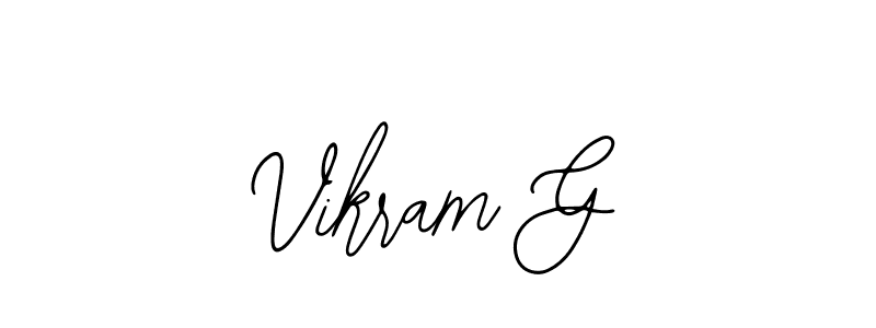 Vikram G stylish signature style. Best Handwritten Sign (Bearetta-2O07w) for my name. Handwritten Signature Collection Ideas for my name Vikram G. Vikram G signature style 12 images and pictures png