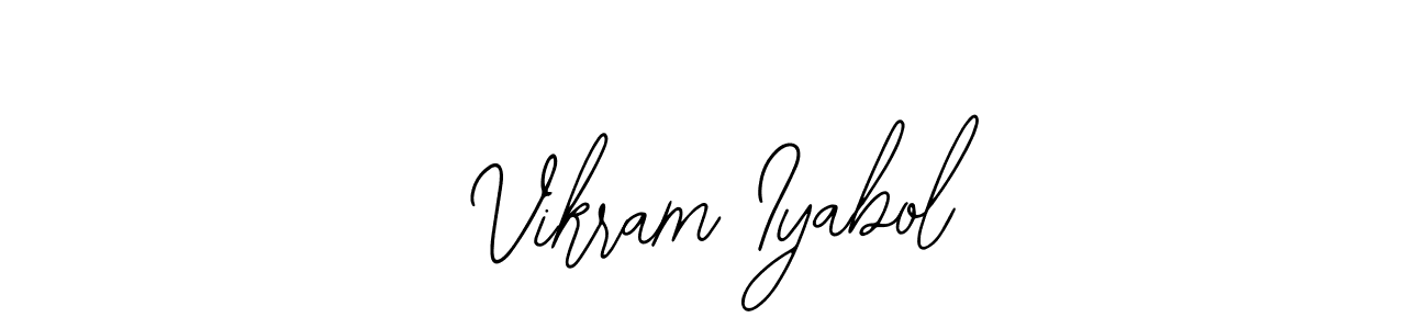 Create a beautiful signature design for name Vikram Iyabol. With this signature (Bearetta-2O07w) fonts, you can make a handwritten signature for free. Vikram Iyabol signature style 12 images and pictures png
