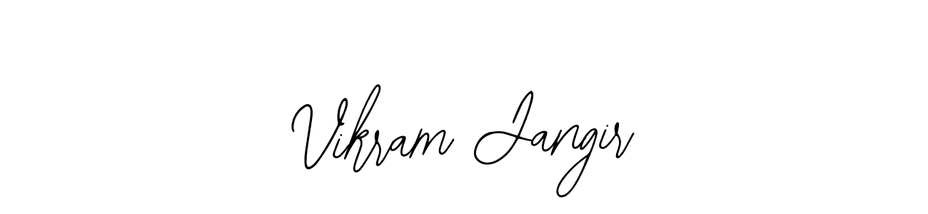 Design your own signature with our free online signature maker. With this signature software, you can create a handwritten (Bearetta-2O07w) signature for name Vikram Jangir. Vikram Jangir signature style 12 images and pictures png
