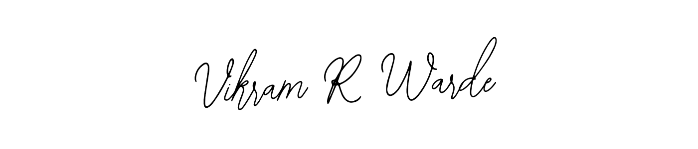 Use a signature maker to create a handwritten signature online. With this signature software, you can design (Bearetta-2O07w) your own signature for name Vikram R Warde. Vikram R Warde signature style 12 images and pictures png