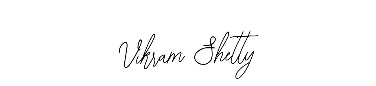 How to make Vikram Shetty name signature. Use Bearetta-2O07w style for creating short signs online. This is the latest handwritten sign. Vikram Shetty signature style 12 images and pictures png