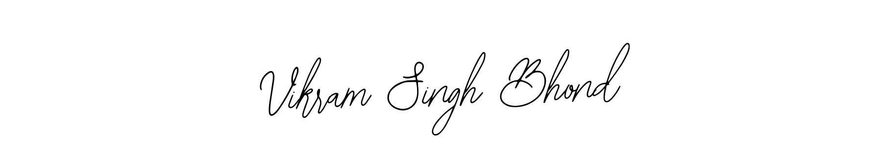 Make a beautiful signature design for name Vikram Singh Bhond. Use this online signature maker to create a handwritten signature for free. Vikram Singh Bhond signature style 12 images and pictures png