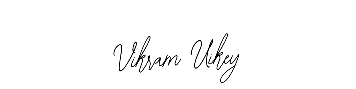 You should practise on your own different ways (Bearetta-2O07w) to write your name (Vikram Uikey) in signature. don't let someone else do it for you. Vikram Uikey signature style 12 images and pictures png