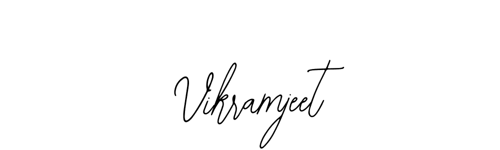 How to make Vikramjeet name signature. Use Bearetta-2O07w style for creating short signs online. This is the latest handwritten sign. Vikramjeet signature style 12 images and pictures png