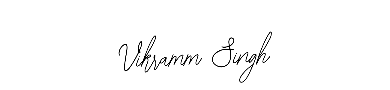 Use a signature maker to create a handwritten signature online. With this signature software, you can design (Bearetta-2O07w) your own signature for name Vikramm Singh. Vikramm Singh signature style 12 images and pictures png
