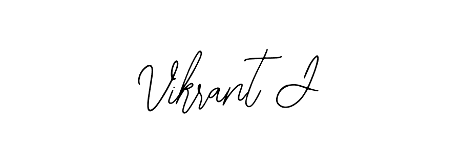 Design your own signature with our free online signature maker. With this signature software, you can create a handwritten (Bearetta-2O07w) signature for name Vikrant J. Vikrant J signature style 12 images and pictures png