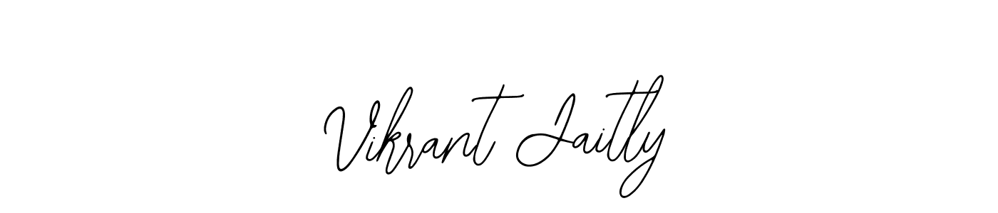 How to make Vikrant Jaitly name signature. Use Bearetta-2O07w style for creating short signs online. This is the latest handwritten sign. Vikrant Jaitly signature style 12 images and pictures png