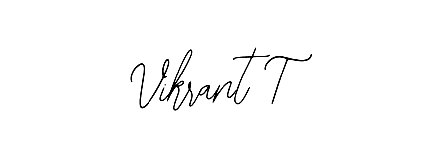 Use a signature maker to create a handwritten signature online. With this signature software, you can design (Bearetta-2O07w) your own signature for name Vikrant T. Vikrant T signature style 12 images and pictures png
