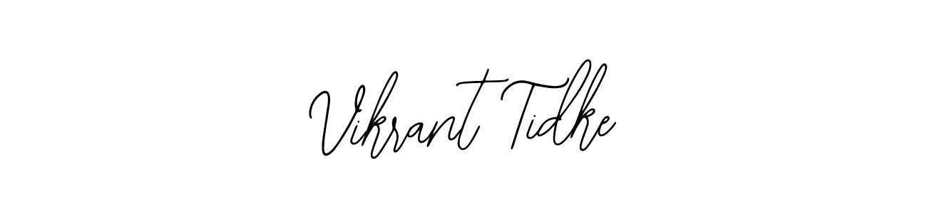Make a beautiful signature design for name Vikrant Tidke. Use this online signature maker to create a handwritten signature for free. Vikrant Tidke signature style 12 images and pictures png