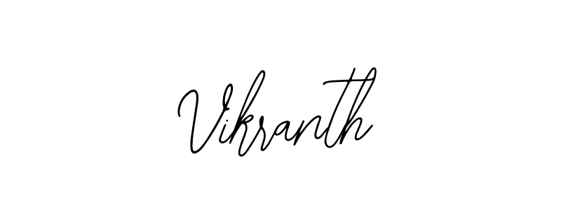 Make a beautiful signature design for name Vikranth. With this signature (Bearetta-2O07w) style, you can create a handwritten signature for free. Vikranth signature style 12 images and pictures png