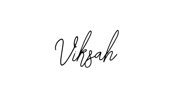 Make a beautiful signature design for name Viksah. With this signature (Bearetta-2O07w) style, you can create a handwritten signature for free. Viksah signature style 12 images and pictures png