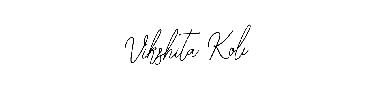 Design your own signature with our free online signature maker. With this signature software, you can create a handwritten (Bearetta-2O07w) signature for name Vikshita Koli. Vikshita Koli signature style 12 images and pictures png