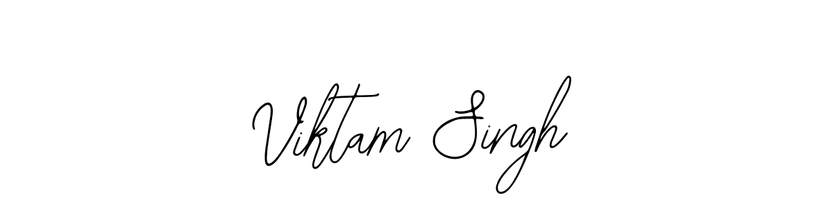 The best way (Bearetta-2O07w) to make a short signature is to pick only two or three words in your name. The name Viktam Singh include a total of six letters. For converting this name. Viktam Singh signature style 12 images and pictures png