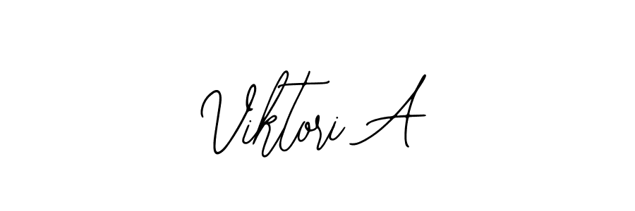 Design your own signature with our free online signature maker. With this signature software, you can create a handwritten (Bearetta-2O07w) signature for name Viktori A. Viktori A signature style 12 images and pictures png