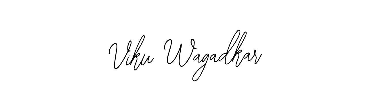 Create a beautiful signature design for name Viku Wagadkar. With this signature (Bearetta-2O07w) fonts, you can make a handwritten signature for free. Viku Wagadkar signature style 12 images and pictures png