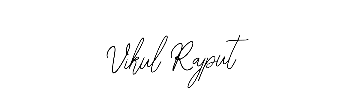 Create a beautiful signature design for name Vikul Rajput. With this signature (Bearetta-2O07w) fonts, you can make a handwritten signature for free. Vikul Rajput signature style 12 images and pictures png