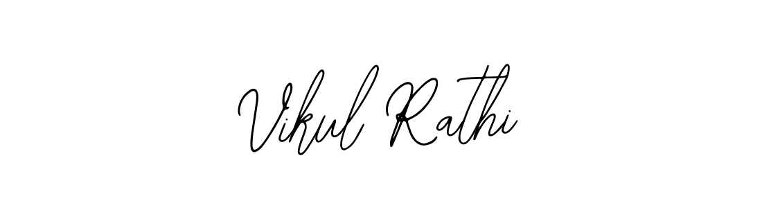 How to make Vikul Rathi signature? Bearetta-2O07w is a professional autograph style. Create handwritten signature for Vikul Rathi name. Vikul Rathi signature style 12 images and pictures png