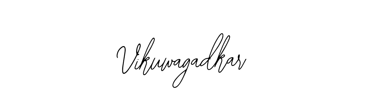 The best way (Bearetta-2O07w) to make a short signature is to pick only two or three words in your name. The name Vikuwagadkar include a total of six letters. For converting this name. Vikuwagadkar signature style 12 images and pictures png