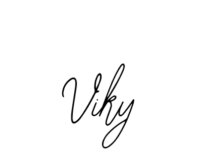 Make a beautiful signature design for name Viky. With this signature (Bearetta-2O07w) style, you can create a handwritten signature for free. Viky signature style 12 images and pictures png