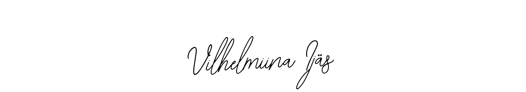 Design your own signature with our free online signature maker. With this signature software, you can create a handwritten (Bearetta-2O07w) signature for name Vilhelmiina Ijäs. Vilhelmiina Ijäs signature style 12 images and pictures png