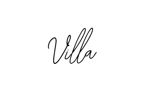 if you are searching for the best signature style for your name Villa. so please give up your signature search. here we have designed multiple signature styles  using Bearetta-2O07w. Villa signature style 12 images and pictures png