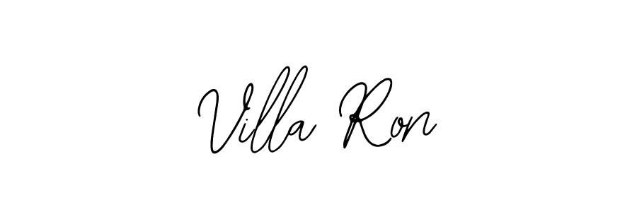 Best and Professional Signature Style for Villa Ron. Bearetta-2O07w Best Signature Style Collection. Villa Ron signature style 12 images and pictures png