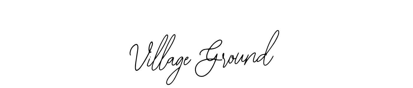 Make a short Village Ground signature style. Manage your documents anywhere anytime using Bearetta-2O07w. Create and add eSignatures, submit forms, share and send files easily. Village Ground signature style 12 images and pictures png