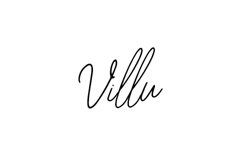 Design your own signature with our free online signature maker. With this signature software, you can create a handwritten (Bearetta-2O07w) signature for name Villu. Villu signature style 12 images and pictures png