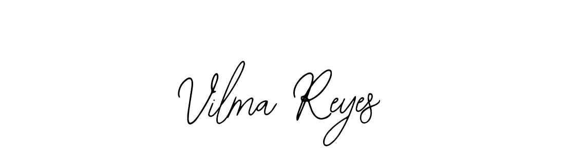 Use a signature maker to create a handwritten signature online. With this signature software, you can design (Bearetta-2O07w) your own signature for name Vilma Reyes. Vilma Reyes signature style 12 images and pictures png