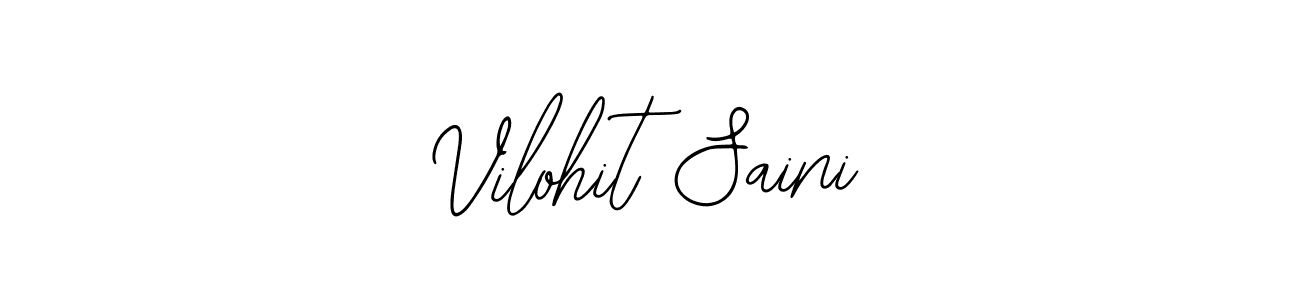 Make a beautiful signature design for name Vilohit Saini. Use this online signature maker to create a handwritten signature for free. Vilohit Saini signature style 12 images and pictures png