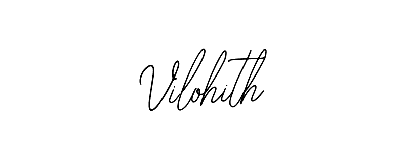 How to make Vilohith name signature. Use Bearetta-2O07w style for creating short signs online. This is the latest handwritten sign. Vilohith signature style 12 images and pictures png