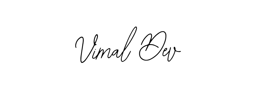 How to make Vimal Dev signature? Bearetta-2O07w is a professional autograph style. Create handwritten signature for Vimal Dev name. Vimal Dev signature style 12 images and pictures png