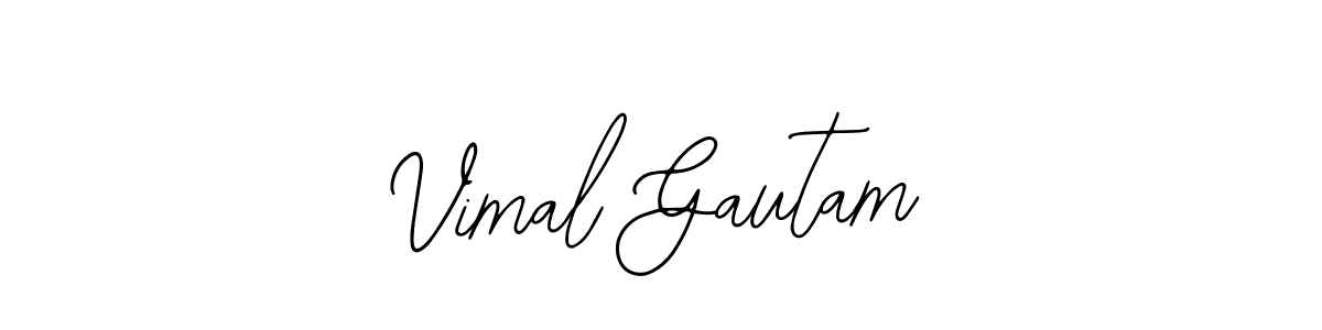 Vimal Gautam stylish signature style. Best Handwritten Sign (Bearetta-2O07w) for my name. Handwritten Signature Collection Ideas for my name Vimal Gautam. Vimal Gautam signature style 12 images and pictures png