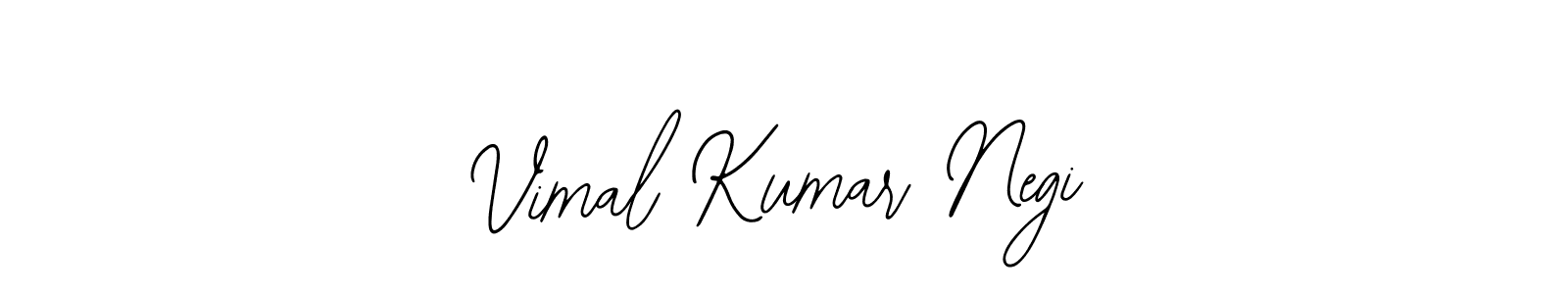 Create a beautiful signature design for name Vimal Kumar Negi. With this signature (Bearetta-2O07w) fonts, you can make a handwritten signature for free. Vimal Kumar Negi signature style 12 images and pictures png