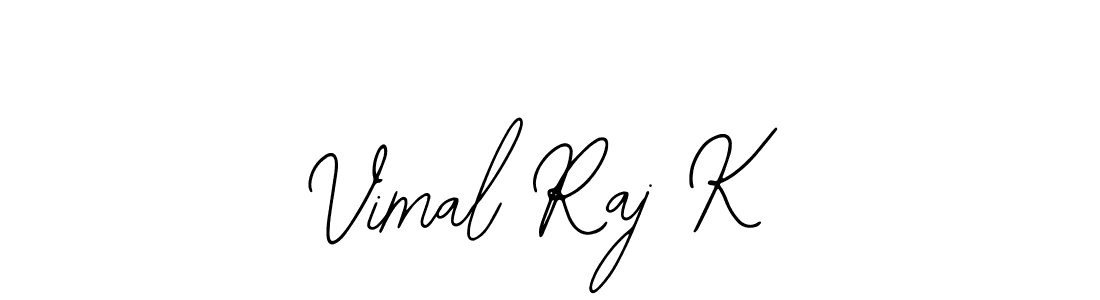 You should practise on your own different ways (Bearetta-2O07w) to write your name (Vimal Raj K) in signature. don't let someone else do it for you. Vimal Raj K signature style 12 images and pictures png