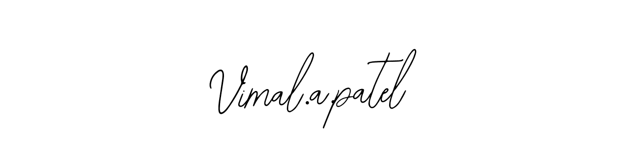 Here are the top 10 professional signature styles for the name Vimal.a.patel. These are the best autograph styles you can use for your name. Vimal.a.patel signature style 12 images and pictures png