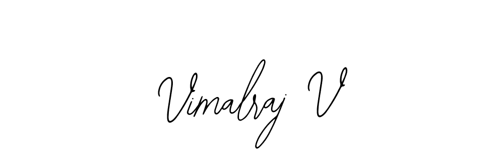 How to make Vimalraj V signature? Bearetta-2O07w is a professional autograph style. Create handwritten signature for Vimalraj V name. Vimalraj V signature style 12 images and pictures png