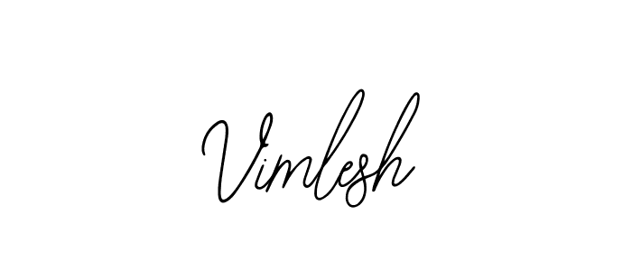 How to make Vimlesh name signature. Use Bearetta-2O07w style for creating short signs online. This is the latest handwritten sign. Vimlesh signature style 12 images and pictures png