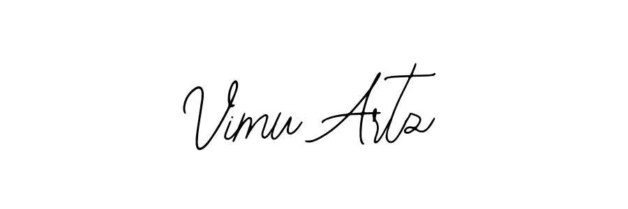 Similarly Bearetta-2O07w is the best handwritten signature design. Signature creator online .You can use it as an online autograph creator for name Vimu Artz. Vimu Artz signature style 12 images and pictures png