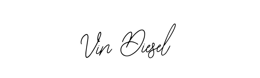 Use a signature maker to create a handwritten signature online. With this signature software, you can design (Bearetta-2O07w) your own signature for name Vin Diesel. Vin Diesel signature style 12 images and pictures png