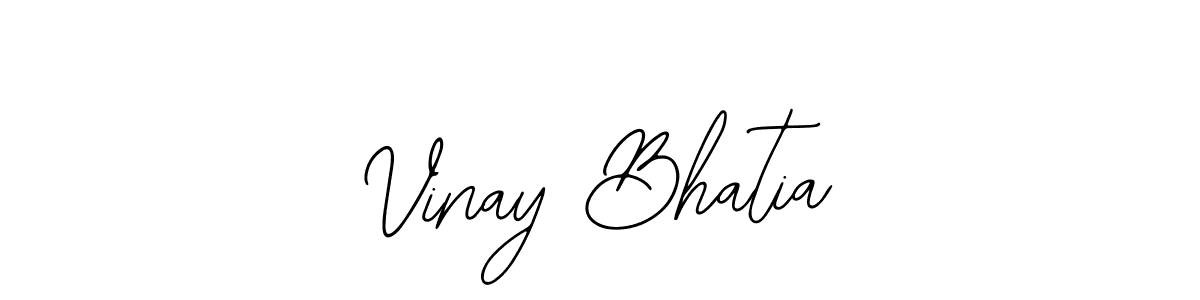 The best way (Bearetta-2O07w) to make a short signature is to pick only two or three words in your name. The name Vinay Bhatia include a total of six letters. For converting this name. Vinay Bhatia signature style 12 images and pictures png