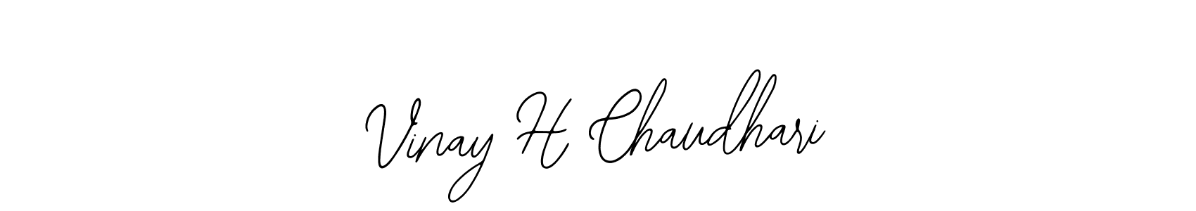 Create a beautiful signature design for name Vinay H Chaudhari. With this signature (Bearetta-2O07w) fonts, you can make a handwritten signature for free. Vinay H Chaudhari signature style 12 images and pictures png