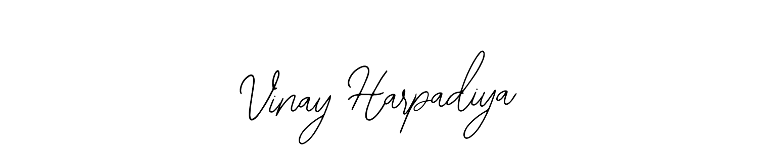 Similarly Bearetta-2O07w is the best handwritten signature design. Signature creator online .You can use it as an online autograph creator for name Vinay Harpadiya. Vinay Harpadiya signature style 12 images and pictures png