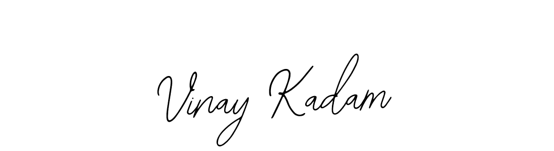 Also You can easily find your signature by using the search form. We will create Vinay Kadam name handwritten signature images for you free of cost using Bearetta-2O07w sign style. Vinay Kadam signature style 12 images and pictures png