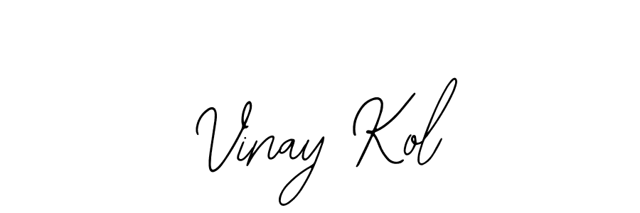 This is the best signature style for the Vinay Kol name. Also you like these signature font (Bearetta-2O07w). Mix name signature. Vinay Kol signature style 12 images and pictures png